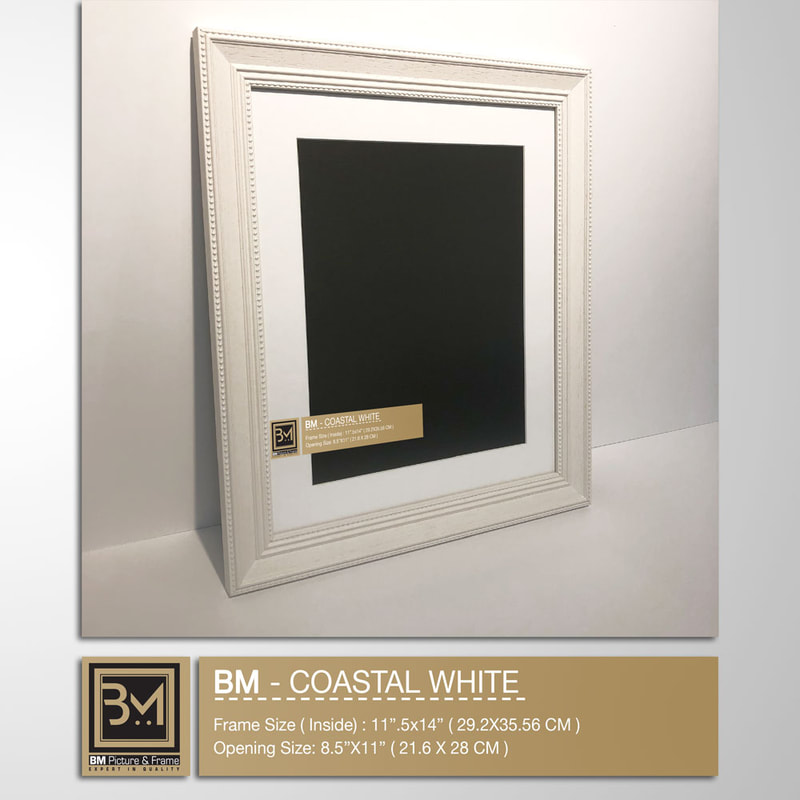BM Photo Frame- Coastal White - Price: 34.99